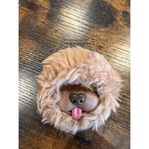 Bath & Body Works NWT Tan Shaggy/Fluffy Dog‎ Head Scentportable Visor Vent, Dogs